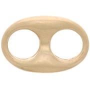 Intercalaire grain de café 22x14.5 mm - Doré mat x1|raw }}