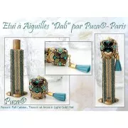 Support en polymère biodégradable à décorer par Puca® 74x12 mm - Etui à aiguilles