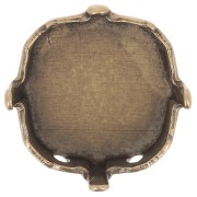 Serti griffe dos fermé pour cabochon PureCrystal 4470 10 mm - Bronze x1