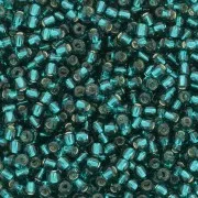 Rocaille Toho 11/0 TO11R27BD - Teal Silver Lined x8g