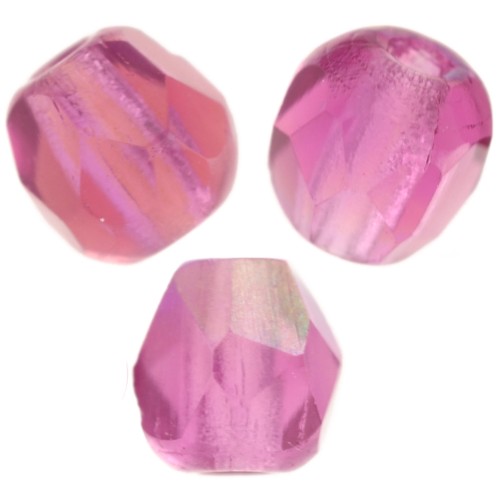 Facettes 3 mm - Fuchsia AB x50