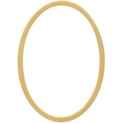 Anneau de montage et tissage ovale 24x17 mm - Acier inoxydable 304 Doré x1|raw }}