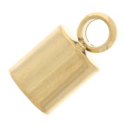 Embouts pour cordon 5 mm - Acier inoxydable 304 Doré x4