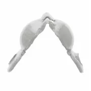 Cache noeuds 4 mm avec anneaux fermés - Acier inoxydable 304L x4