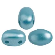 Perles en verre Samos® par Puca® 7x5 mm - Pastel Aqua x10g