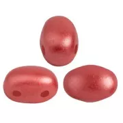 Perles en verre Samos® par Puca® 7x5 mm - Pastel Dark Coral x10g