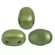 Perles en verre Samos® par Puca® 7x5 mm - Pastel Olivine x10g