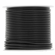 Cordon polyester imitation serpent type snake cord 1.6 mm - Noir x10m|raw }}