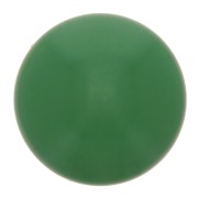 Cabochon rond en résine opaque 12 mm - Vert sapin x1