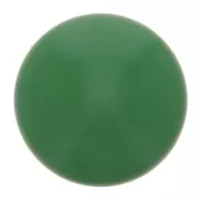 Cabochon rond en résine opaque 12 mm - Vert sapin x1