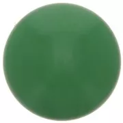 Cabochon rond en résine opaque 14 mm - Vert sapin x1
