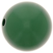 Perle en résine opaque 12 mm - Vert sapin x1