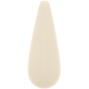 Perle poire en résine 40x16 mm - Beige x1|raw }}