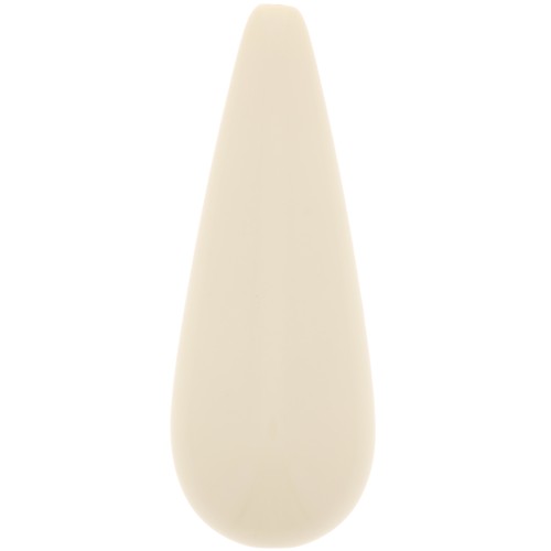 Perle poire en résine 40x16 mm - Beige x1