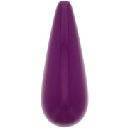 Perle poire en résine 40x16 mm - Aubergine x1|raw }}