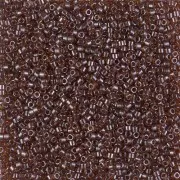 Miyuki Delica 11/0 DB1891 - Transparent Dark Topaz Luster x8g