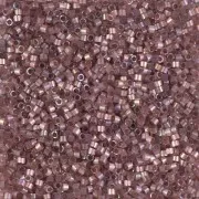 Miyuki Delica 11/0 DB1878 - Silk Inside Dyed Rose Topaz AB x8g