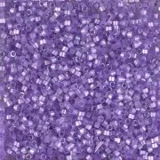 Miyuki Delica 11/0 DB1868 - Silk Inside Dyed Lilac AB x8g