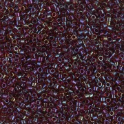Miyuki Delica 11/0 DB1751 - Red Lined Topaz AB x8g