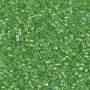 Miyuki Delica 11/0 DB1246 - Transparent Lime AB x8g
