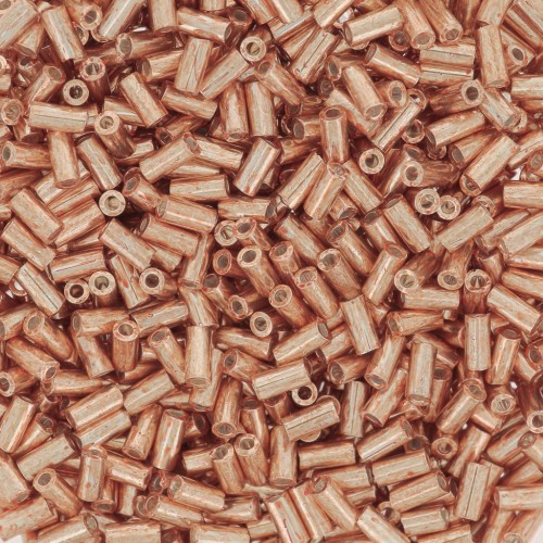 Bugles Miyuki 3 mm BGL1-1072L - Galvanized Apricot Gold x10g