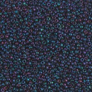 Rocaille Miyuki 15/0 0469 - Metallic Bronze Eggplant Iris x8g