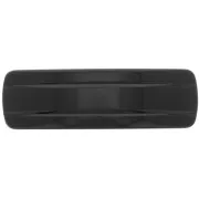 Barrette à cheveux large 93x29 mm en acrylique - Noir x1