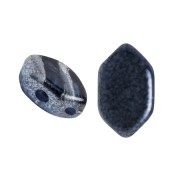 Perles en verre Paros® par Puca® 7x4 mm - Ice Slushy Licorice x10g