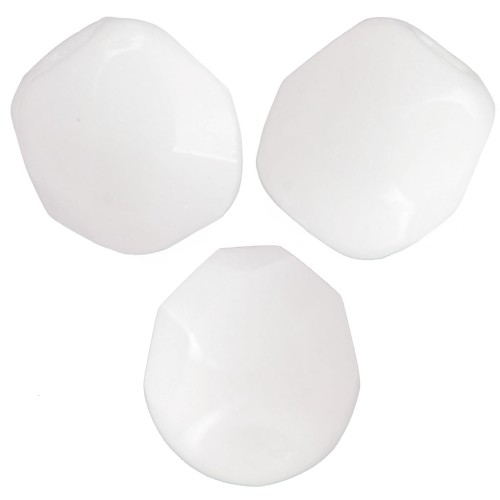 Facettes 3 mm Chalk White x50