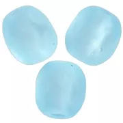 Facettes 4 mm Aquamarine Mat x50
