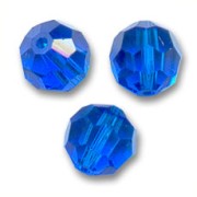 Perles rondes  PureCrystal 5000 4 mm Capri Blue x20|raw }}