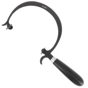 Bocfil bijoutier en acier - profondeur 12 cm - forme arrondi - Noir x1