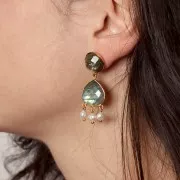 Créoles ouvertes à décorer 12 mm - Rose Gold filled (or laminé)  x2