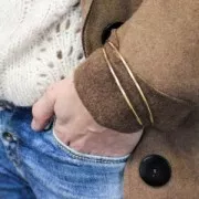 Fil dur rond 1.75 mm - Gold filled (or laminé)  x25cm