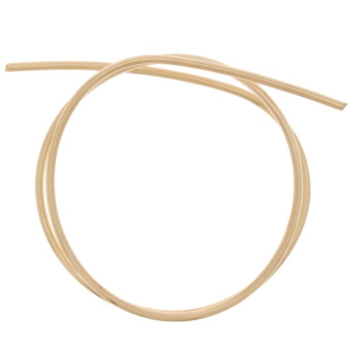 Fil dur rond 2.6 mm - Gold filled (or laminé)  x50cm