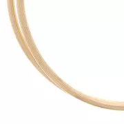 Fil dur rond 2.6 mm - Gold filled (or laminé)  x50cm