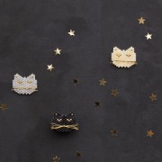 Bases pour réaliser un Pin's - 10 mm - Doré à l'or fin x10