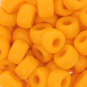 Perles gros trous - Pony Beads 9 mm - Preciosa - Tournesol x15