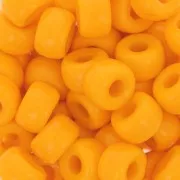 Perles gros trous - Pony Beads 9 mm - Preciosa - Tournesol x15