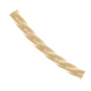Perle tube incurvé twisté 15x1.5 mm - Gold filled (or laminé)  x1