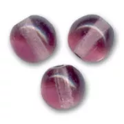Perles en verre tchèque rondes  4 mm Amethyst x50
