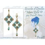 Arcos® par Puca® 5x10 mm - Frost Royal Blue Capri Gold x10g