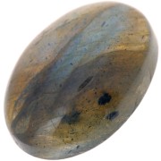 Cabochon ovale 14x10 mm en pierre gemme - Labradorite x1