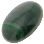 Cabochon ovale 14x10 mm en pierre gemme - Malachite x1