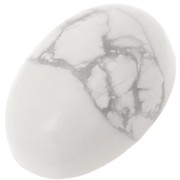 Cabochon ovale 14x10 mm en pierre gemme - Howlite x1|raw }}