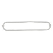 Intercalaire rectangle arrondi 29x6 mm - Argent 925 x1|raw }}