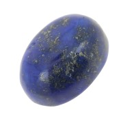 Cabochon ovale 8x6 mm en pierre gemme - Lapis lazuli x1