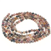 Perles rondes facettées 2 mm pierre gemme - Rhodonite x39cm|raw }}