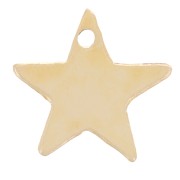 Sequin étoile 8 mm - Gold filled (Or laminé)  x1