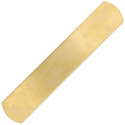 Bracelet plat en laiton brut 30x160 mm x100